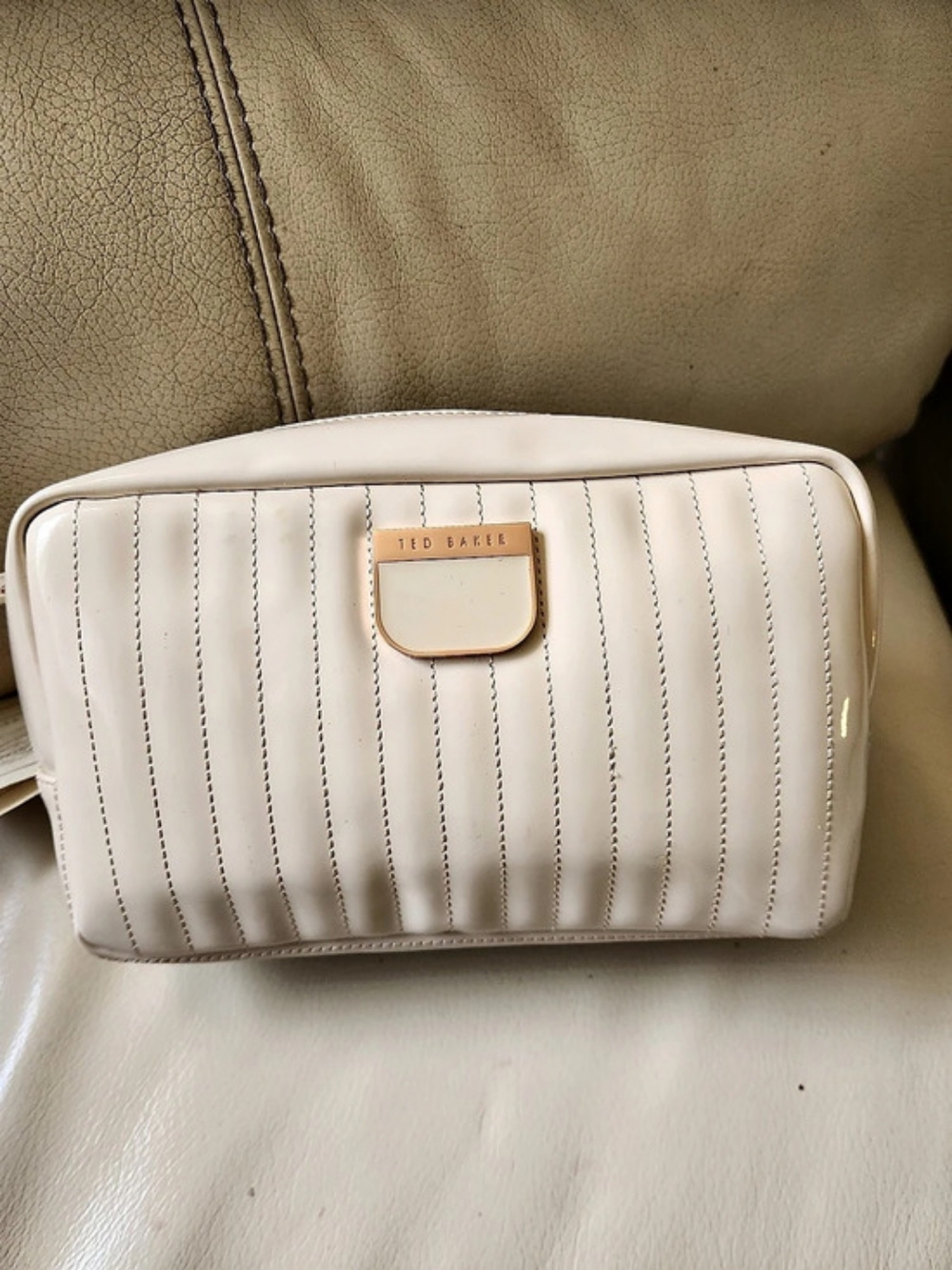 Ted Baker White Cosmetic Bag